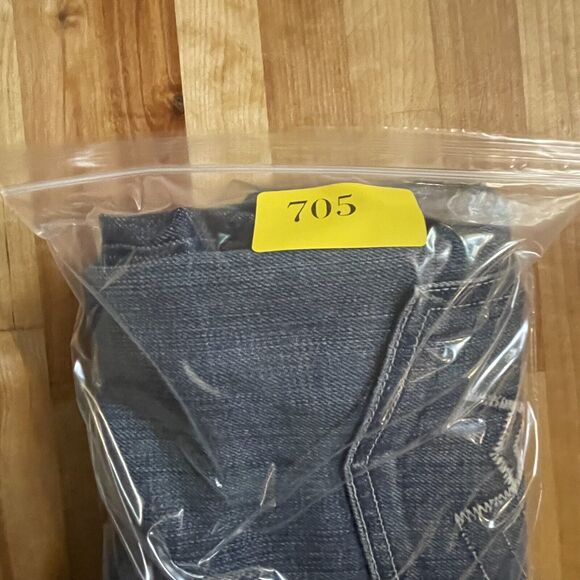 7 for All Mankind Jeans A Pocket Pkt Flip Flop Low Rise Flare‎ Denim Size 28 EUC - Picture 15 of 15